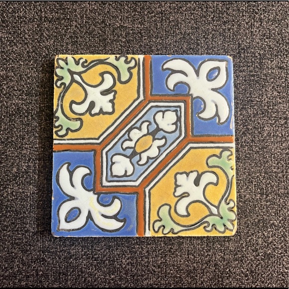 •Vintage Art Deco Ceramic Tile• - Picture 1 of 6